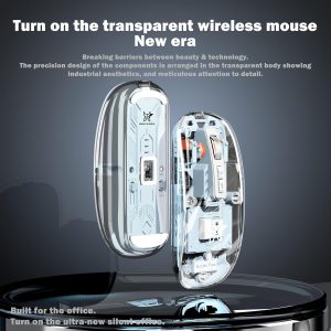 Arctic Fox Pureview Transparent Wireless Mouse