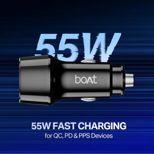 Boat 55W Dual Port Car Charger