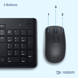 Dell KM3322W Wireless Keyboard & Mouse Combo