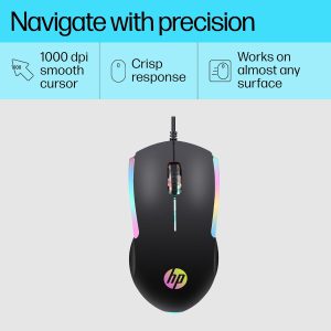 HP M160 USB Wired Gaming Mouse