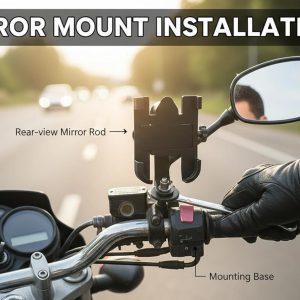 Haran Mobile Phone Holder for Bike & Scooter