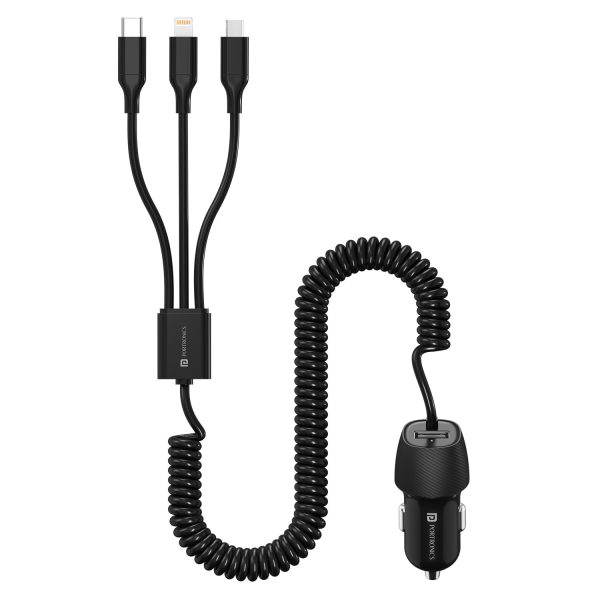 Portronics Car Power 3X 17W Car Charger