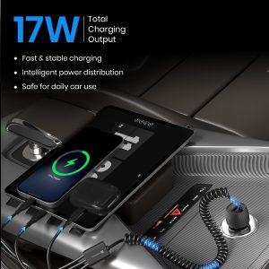 Portronics Car Power 3X 17W Car Charger