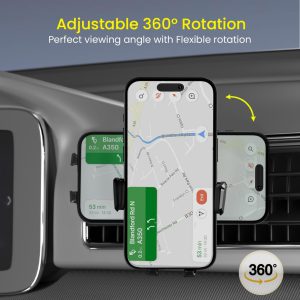 Portronics Clamp Z Car Phone Holder