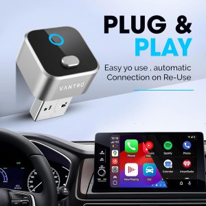 VANTRO Wireless CarPlay & Android Auto Adapter